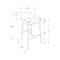 Monarch Specialties Bar Stool, Set Of 2, Counter Height, Kitchen, Metal, Fabric, Grey, Chrome, Contemporary, Modern I 2298 - alternate 4